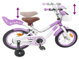 Kids Bike 16 Inches for 4-6 Years Old Purple 42009604