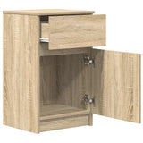 Bedside Cabinet Sonoma Oak 39x35x65 cm Engineered Wood 861323