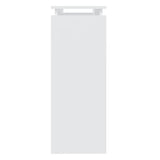 808323 Console Table White 102x30x80 cm Engineered Wood