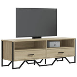 TV Cabinet Sonoma Oak 122x34x41 cm Engineered Wood 848580