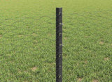 Welded Wire Fence 50 x 0.6 m PVC-Coated Steel Grey Mesh 3336886