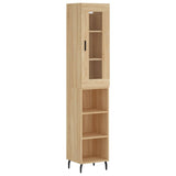 Highboard Sonoma Oak 34.5x34x180 cm Engineered Wood 3199380