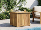 Garden Storage Box Solid Acacia Wood 48.5 x 49 x 53.5 cm 901825