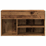 Shoe Bench Old Wood 80x30x45 cm Engineered Wood 856756