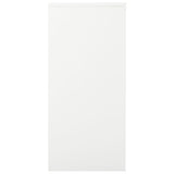 Sliding Door Cabinet White 90x40x90 cm Steel 335954
