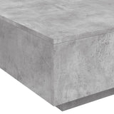 Coffee Table Concrete Grey 80x80x31 cm Engineered Wood 836584