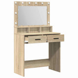 Dressing Table Sonoma Oak 79 x 41 x 135 cm Engineered Wood 865084