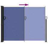 Retractable Side Awning Blue 160x600 cm 4004521