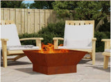 Fire Bowl Rusty 60 x 60 x 35 cm Weathering Steel 858911