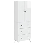 Cabinet Set 2 pcs High Gloss White 66 x 34.5 x 90 cm 3416884