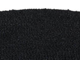 Door Mat Black Half Round 60x90 cm Tufted Coir 155577