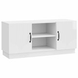TV Cabinet High Gloss White 102 x 34.5 x 47 cm Engineered Wood 895389