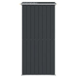 Garden Shed Anthracite 192x108x223 cm Galvanised Steel 319271
