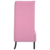 Highback Sofa Pink 109 x 56 x 121 cm Fabric 42010843