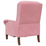 Armchair Pink 76 x 94 x 102 cm Velvet 42009861