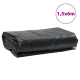 Tarpaulin Anthracite 1.5x6 m 650 g/m 156092