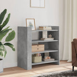 Sideboard Concrete Grey 73.5x35x75 cm Engineered Wood 848391