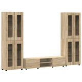 TV Cabinet Set FLORIN 3 pcs Sonoma Oak Engineered Wood 3397986