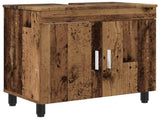 Bathroom Vanity Unit Old Wood 60 x 35 x 60 cm Engineered Wood 889403