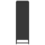 Book Cabinet Black 65.5x33x107.5 cm Engineered Wood 849159