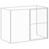 Dog House with Run Anthracite 214x1273x181 cm Galvanised Steel 3189124