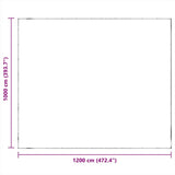 Clear Tarpaulin with Eyelets 10x12 m Polyethylene 4018537