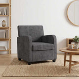 Armchair Dark Grey Chenille 42043444