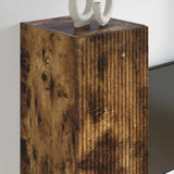 TV Wall Cabinet Wall-mounted 2 pcs Smoked Oak 30 x 31 x 100 cm 892320