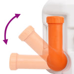 Integrated Camping Toilet White 2417 L HDPE&Steel 154409