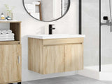 Bathroom Vanity Unit with Tap Sonoma Oak 61 x 40 x 74.5 cm 889539