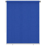 ZNTS Outdoor Roller Blind 180x230 cm Blue HDPE 312854