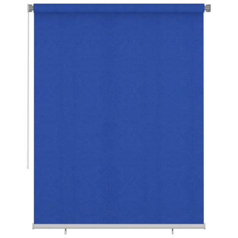 ZNTS Outdoor Roller Blind 180x230 cm Blue HDPE 312854