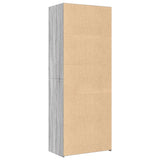 Highboard Grey Sonoma 70x41x185 cm Engineered Wood 3281692