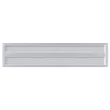 Wall Shelves 2 pcs 100x23.5 cm Silver Stainless Steel 30280