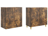 Cabinet Set 2 pcs Smoked Oak 66 x 34.5 x 95 cm Engineered Wood 3416534