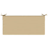 2-Piece Bench Cushions SOEST 2 pcs 100% Polyester Beige 950151