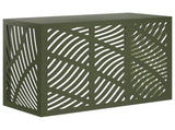 Air Conditioner Cover Olive Green 110 x 50 x 80 cm Steel 8014111