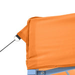 Foldable Party Tent Pop-Up with 4 Sidewalls Orange 4004953