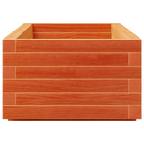 Garden Planter Wax Brown 110x40x26.5 cm Solid Wood Pine 847340