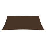 ZNTS Sunshade Sail Oxford Fabric Rectangular 6x7 m Brown 135827