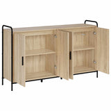 Sideboard Sonoma Oak 135 x 33 x 81 cm Engineered Wood 3434078