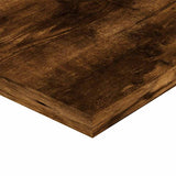 Wall Shelves 4 pcs Smoked Oak 100x20x1,5 cm Engineered Wood 838291