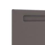 LED Headboard Grey 160 cm Faux Leather 42007307