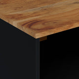 Coffee Table 80x50x40 cm Solid Wood Acacia&Engineered Wood 350633