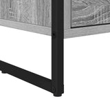 Bedside Table 2 pcs Grey Sonoma 39.5 x 30 x 50 cm 886649