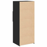 Highboard Black 50x42.5x124 cm Engineered Wood 846174