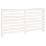 Radiator Cover White 153x19x84 cm Solid Wood Pine 822602