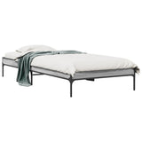 Bed Frame without Mattress Grey Sonoma 100x200 cm 845029