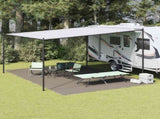 Tent Carpet Folding Manual Light Grey 600 x 400 cm Polyethylene 42000202