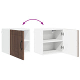 Wall Cabinet PORTO Brown Oak 40 x 31 x 40 cm Engineered Wood 885239